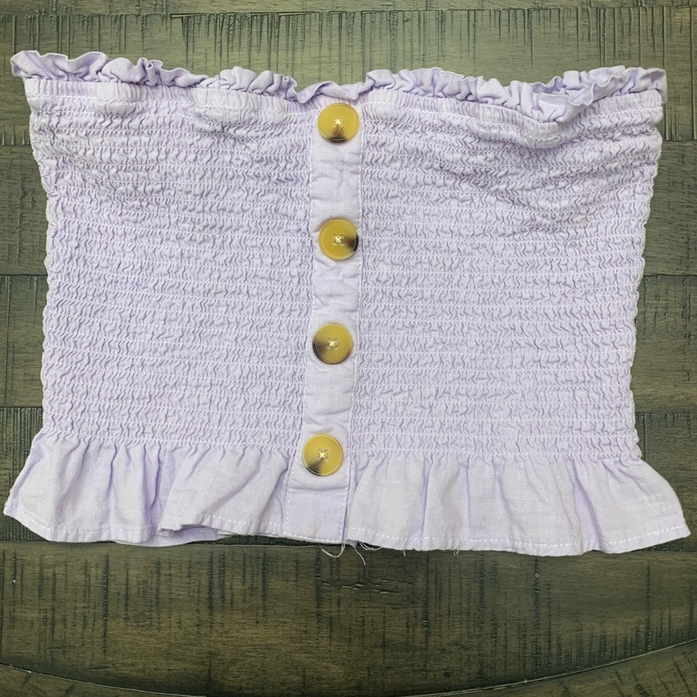 Purple Crop Top